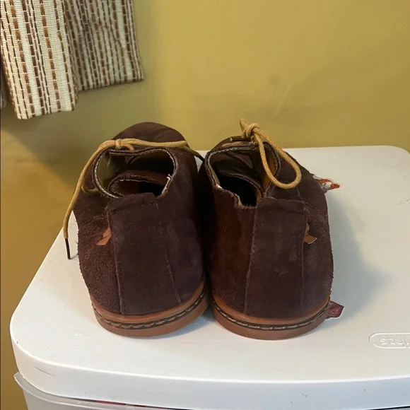 Brown Suede Men's Shoes - Picture 2 of 3